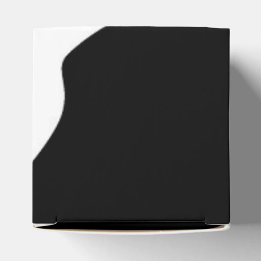 Into the Deep: Abstract Zwart & Wit Bedankdoosjes (Bovenkant)