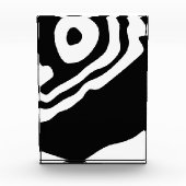 Into the Deep: Abstract Zwart & Wit Fotoblokken (Voorkant)