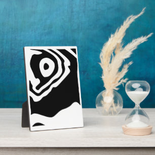 Into the Deep: Abstract Zwart & Wit Fotoplaat