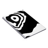 Into the Deep: Abstract Zwart & Wit Notitieboek (Rechterzijde)