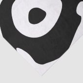 Into the Deep: Abstract Zwart & Wit Tissuepapier (Detail)