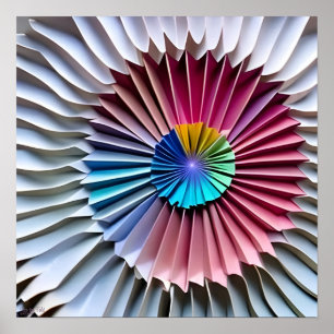 Into the Fold AI Fantasie Digitaal Kunstprint Orig Poster
