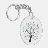 Into the Forest I Go John Muir Quote Sleutelhanger (Voorkant Links)