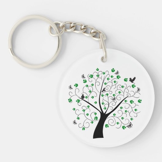 Into the Forest I Go John Muir Quote Sleutelhanger (Voorkant)
