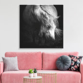 Into the Light - Dartmoor Pony, beeldende kunst Canvas Afdruk (Insitu (Woonkamer))