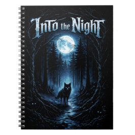 Into the Night — Moonlit Forest Notitieboek