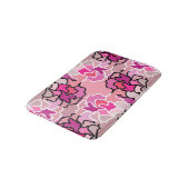 Into the Pink Mid Century geometrische patroonkuns Badmat (Gekanteld)