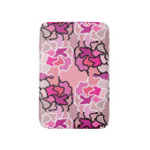 Into the Pink Mid Century geometrische patroonkuns Badmat (Voorkant Verticaal)