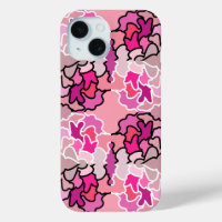 Into the Pink Mid Century geometrische patroonkuns