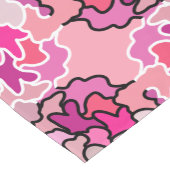 Into the Pink Mid Century geometrische patroonkuns Korte Tafelloper (Hoek)