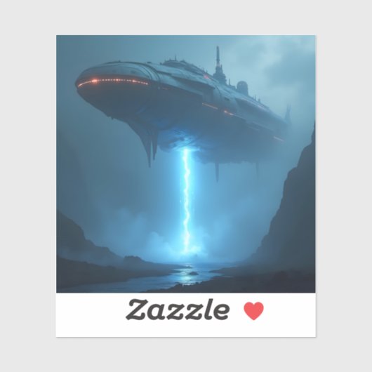 Into The Void - Square Vinyl  Sticker (Vel)