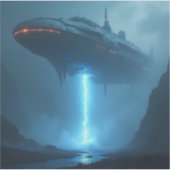 Into The Void - Square Vinyl  Sticker (Voorkant)