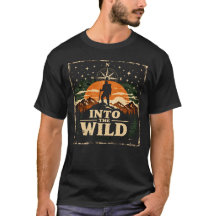 Into The Wild – Avontuur Vrijheid Camping T-shirt