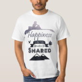 INTO THE WILD - Happiness is only real when shared T-shirt (Voorkant)
