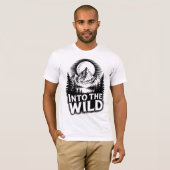 Into the Wild Logo Ontwerp T-shirt (Voorkant volledig)
