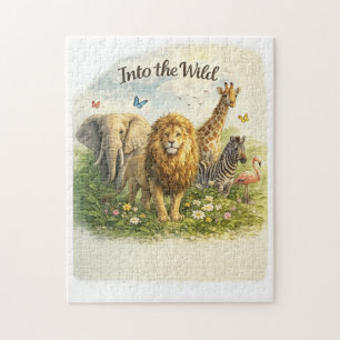Into the Wild – Majestueuze Safari Dieren Puzzel