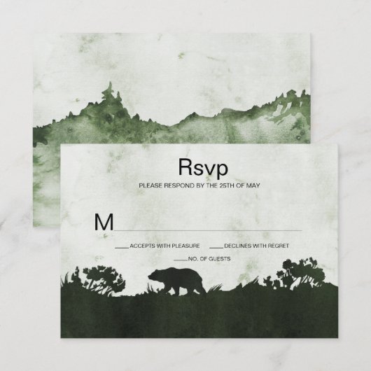 Into the Wild Roest Smaragdgroene Landschap RSVP (Voorkant / Achterkant)