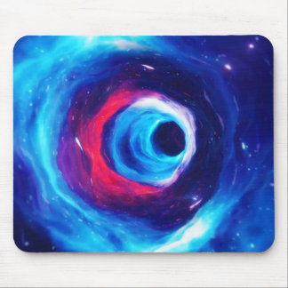 "Into the Wormhole" Space Art Mousepad Muismat