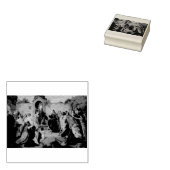 Intocht van Jezus Christus in Jeruzalem Rubberstempel (Gestempeld)