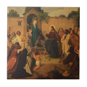 Intocht van Jezus Christus in Jeruzalem Tegeltje