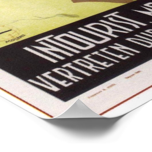 "Intoerist. Transsiberische express" USSR 1930 Poster (Hoek)