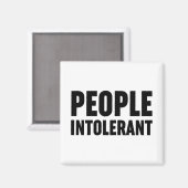 Intolerant Magneet (Voorkant / Achterkant)