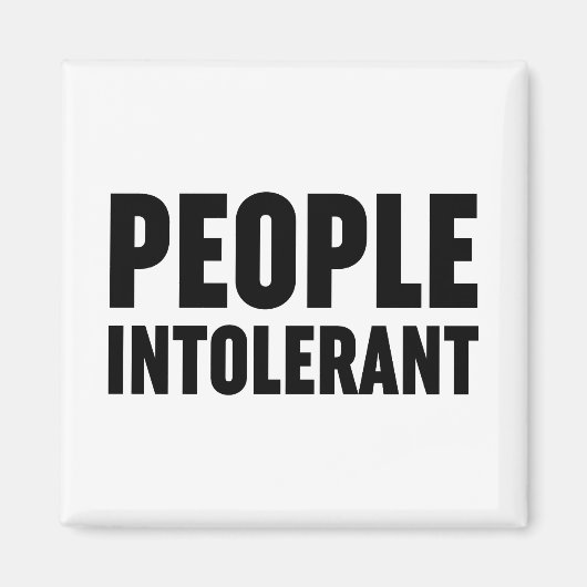 Intolerant Magneet (Voorkant)