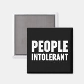 Intolerant Magneet (Voorkant / Achterkant)