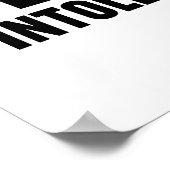 Intolerant Poster (Hoek)