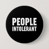Intolerant Ronde Button 7,6 Cm (Voorkant)