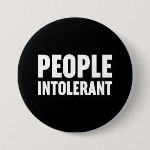 Intolerant Ronde Button 7,6 Cm