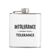 Intolerantie is blijkbaar de nieuwe tolerantie heupfles (Voorkant)
