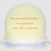 INTOXICATED DUKE SNOW GLOBE SNEEUWBOL (Achterkant)