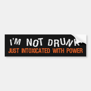 INTOXICATIE bumpersticker