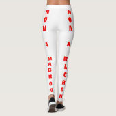 INTOXICATIE médiatique - Non à Macron - Elections Leggings (Achterkant)