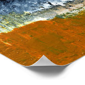 Intoxicerend bloemlandschap door Dan Robertson Poster (Hoek)