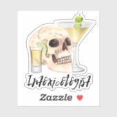 Intoxicologist geïsoleerde Tumbler Decal Laptop Sticker (Vel)