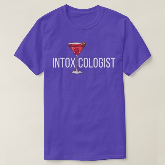 Intoxicoloog Design for Bartender Barkeeper 1 T-shirt (Design voorkant)