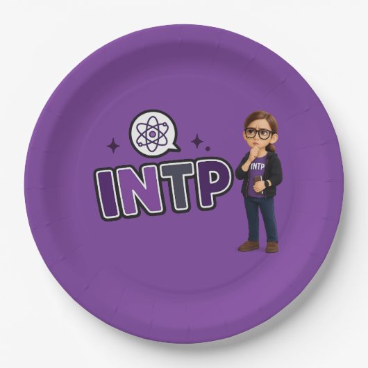 INTP — A Mente Investigadora Papieren Bordje (Voorkant)