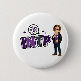 INTP — A Mente Investigadora Ronde Button 5,7 Cm