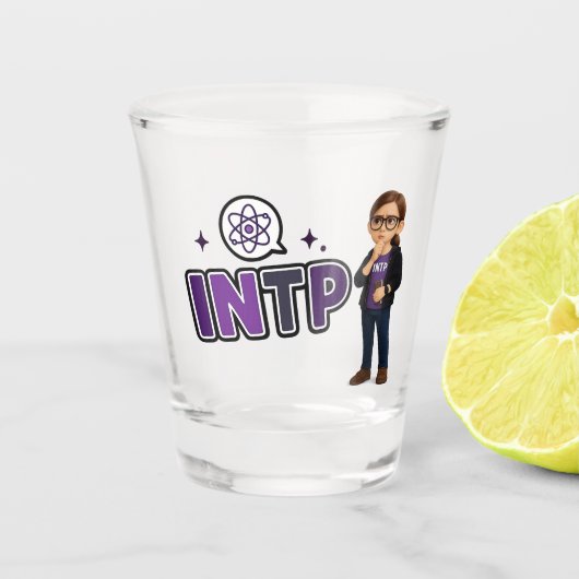 INTP — A Mente Investigadora Shot Glas (Voorkant)