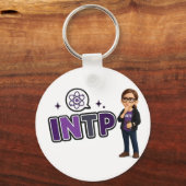 INTP — A Mente Investigadora Sleutelhanger (Voorkant)