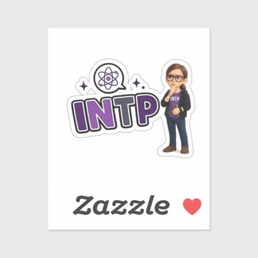 INTP — A Mente Investigadora Sticker (Vel)