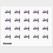 INTP — A Mente Investigadora Vierkante Sticker (Vel)