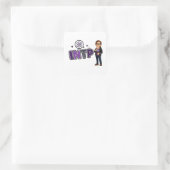 INTP — A Mente Investigadora Vierkante Sticker (Tas)
