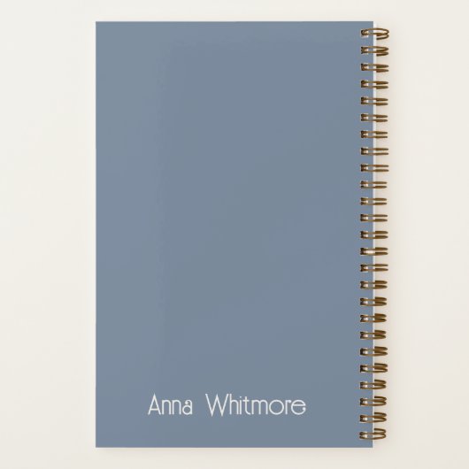 INTP gepersonaliseerd Blue Journal-Notitieboek Notitieboek (Achterkant)