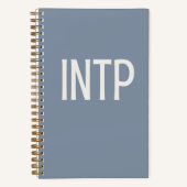 INTP gepersonaliseerd Blue Journal-Notitieboek Notitieboek (Voorkant)