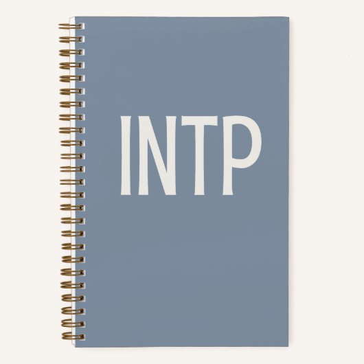 INTP gepersonaliseerd Blue Journal-Notitieboek Notitieboek (Voorkant)