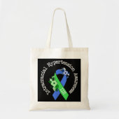 Intracraniale hypertensie bij bewustzijn Blauwgroe Tote Bag (Voorkant)