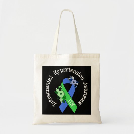 Intracraniale hypertensie bij bewustzijn Blauwgroe Tote Bag (Voorkant)